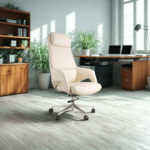 Model AD-039HB High-Back Executive Chair | Apricot Edition Plush Ergonomics • Breathable 5D Mesh • Mirror-Finish Chrome Base