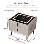 🛏️ A03 Smart Bedside Table | Wireless Charging & Bluetooth Audio  Modern Technology • Smart Convenience • Stylish Bedroom Furniture - Image 3
