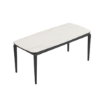DT-092 Modern Dining Table – 4-Seater Comfort Series – Spacious Rectangular Wooden Table - Image 3