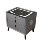 🛏️ A12 Bedside Table | Khaki Finish  Modern Design • Elegant Look • Functional Bedroom Furniture - Image 2