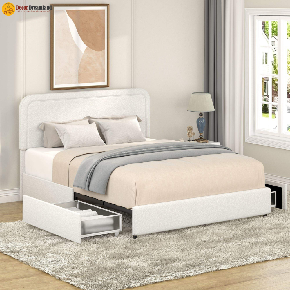 1 Model 4666G – Designer Gas Lift Storage Bed – Modern Luxury Master Collection - Image 1