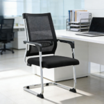 Model 3008 Black – Professional Task Chair – Breathable Mesh & High-Density Comfort Series