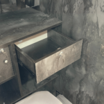 Elite 3-Door Master Wardrobe – Architectural Stone & Timber Fusion Suite - Image 2