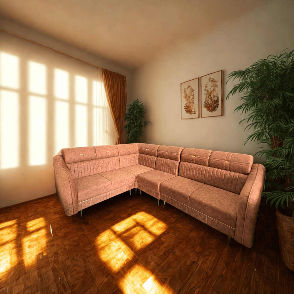 1 Model 1006 – Premium 6-Seater Sectional Sofa – Grand Architectural Suite - Image 1