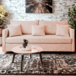 DD/2003 – Ivory White Two-Seater Modular Sofa – Contemporary Fabric Lounge Seating - Image 2