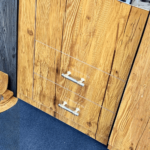 Elite 3-Door Master Wardrobe – Grand Marble & Timber Fusion Suite - Image 4