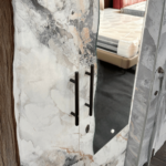 Elite 2-Door Master Wardrobe – Architectural Marble & Timber Fusion Suite - Image 2