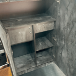 Elite 3-Door Master Wardrobe – Architectural Stone & Timber Fusion Suite - Image 5