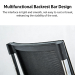 Model 3008 Black – Professional Task Chair – Breathable Mesh & High-Density Comfort Series - Image 4