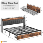 Model 4470-1DU – Modern Executive Bed – Smart Storage & Integrated Charging Series - Image 5