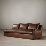 DD/3009 – Tofu Leatherette 3-Seater Sofa – Bold Red Contemporary Lounge Seating - Image 2