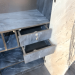 Elite 2-Door Master Wardrobe – Architectural Marble & Timber Fusion Suite - Image 5