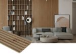 Premium WPC Fluted Wall Panel – Modern Architectural Slatted Cladding