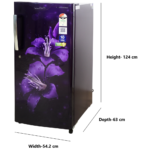 GLDC203ST2LC | LLOYD 188L Single Door Refrigerator Fast Ice Making • 3-Star Power Optimization • 10-Year Compressor Warranty
