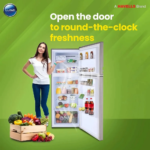 GLFF312AT1GC | LLOYD 280L Frost-Free Refrigerator Advanced Multi-Airflow Cooling • Double Door Optimized Layout • 10-Year Compressor Warranty