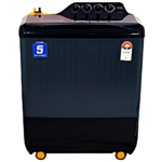 GLWMS90HVGEX | LLOYD 9.0 Kg Semi-Automatic Washing Machine Elante XL Series • Vibrant Orange & Grey • 5-Star BEE Rated • 2 Years Product & 5 Years Motor Warranty