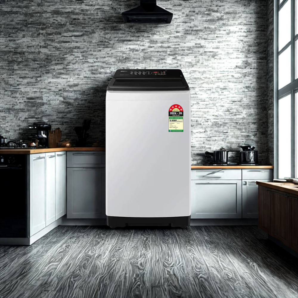 1 WA70BG4441BYTL | SAMSUNG 7.0 Kg Fully Automatic Top Load Washing Machine EcoBubble Technology • Lavender Gray Finish • 5-Star BEE Rated • 2 Years Product & 10 Years Motor Warranty - Image 1