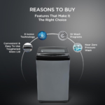 GLWT705NORIG | LLOYD 7.0 Kg Fully Automatic Top Load Washing Machine In-Built Heater • 5-Star Energy Rating • 2 Years Product & 10 Years Motor Warranty - Image 7