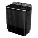 HTW90-196BBK | HAIER 9.0 Kg Semi-Automatic Washing Machine Toufened Glass Lids • 5-Star Energy Rating • 2 Years Product & 10 Years Motor Warranty