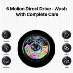 🧺 FHB1208Z2M | LG 8.0 Kg Front Load Washing Machine Inverter Direct Drive Motor • 5-Star Energy Rating • 2 Years Product & 10 Years Motor Warranty - Image 9